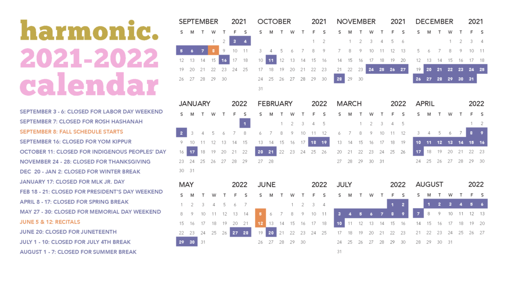Harmonic Calendar - click to open in full size